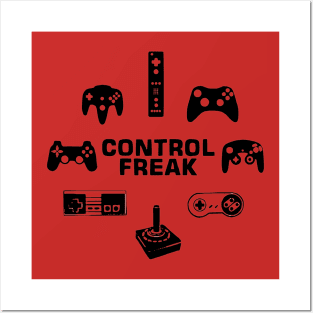 Gamer Control Freak Posters and Art